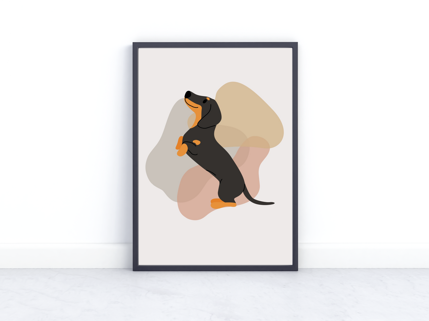 SAUSAGE DOG II GLOSSY PRINT